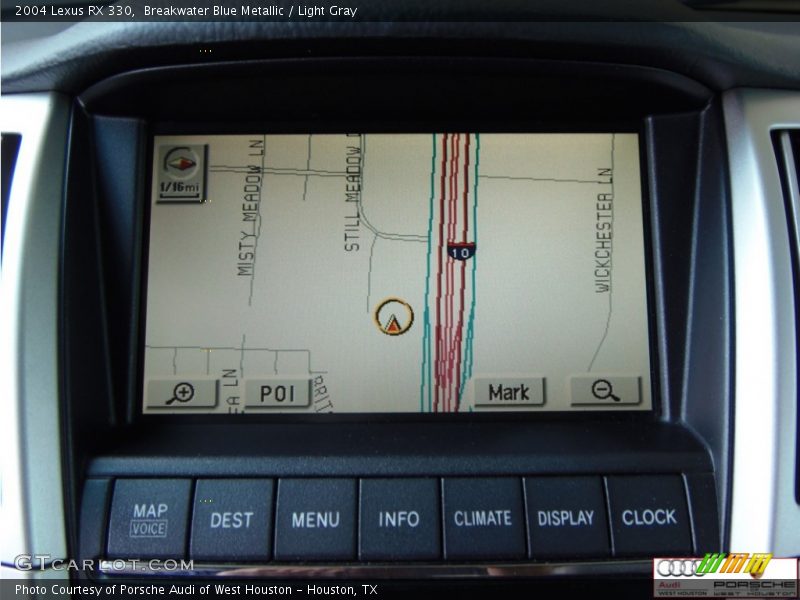 Breakwater Blue Metallic / Light Gray 2004 Lexus RX 330