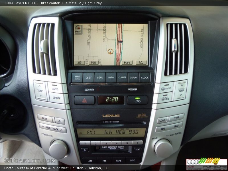 Breakwater Blue Metallic / Light Gray 2004 Lexus RX 330