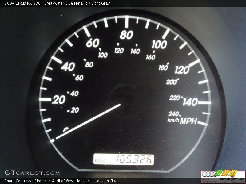 Breakwater Blue Metallic / Light Gray 2004 Lexus RX 330