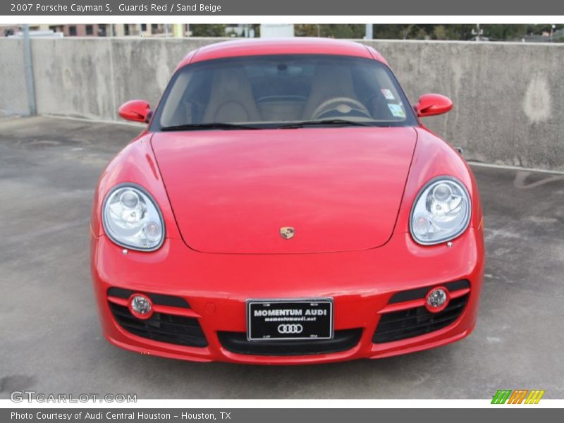 Guards Red / Sand Beige 2007 Porsche Cayman S