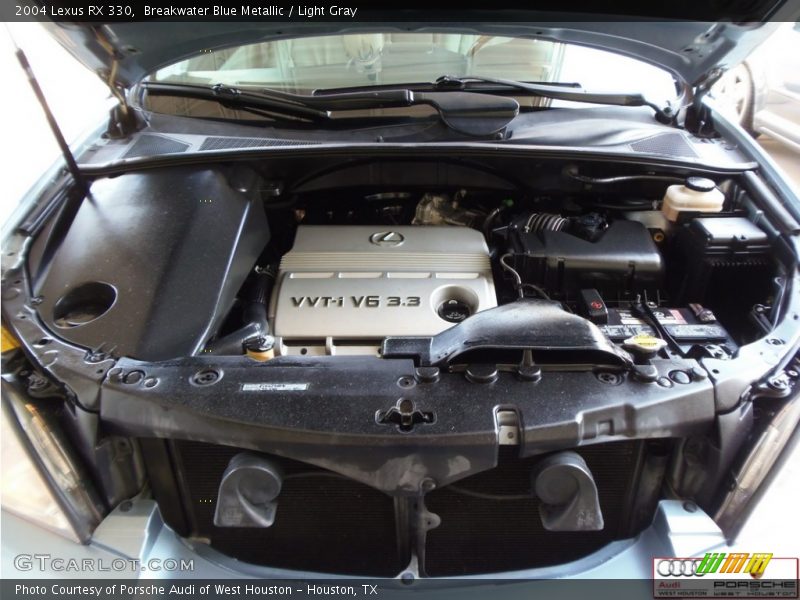 Breakwater Blue Metallic / Light Gray 2004 Lexus RX 330