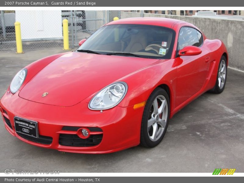 Guards Red / Sand Beige 2007 Porsche Cayman S