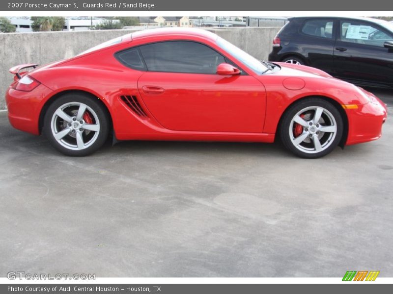 Guards Red / Sand Beige 2007 Porsche Cayman S