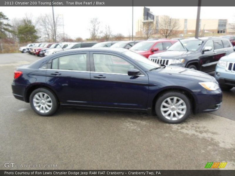 True Blue Pearl / Black 2013 Chrysler 200 Touring Sedan