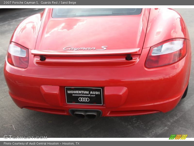 Guards Red / Sand Beige 2007 Porsche Cayman S