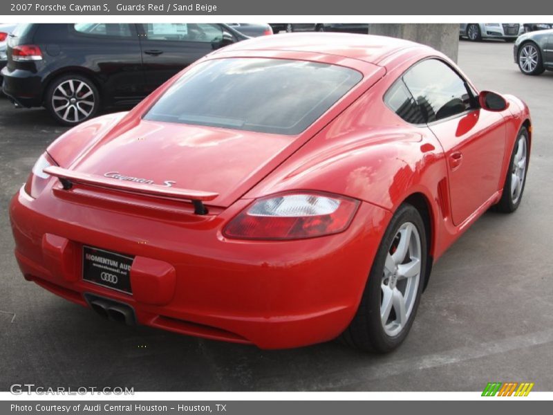 Guards Red / Sand Beige 2007 Porsche Cayman S