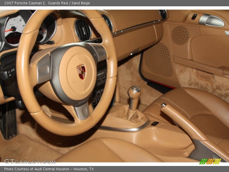 Guards Red / Sand Beige 2007 Porsche Cayman S