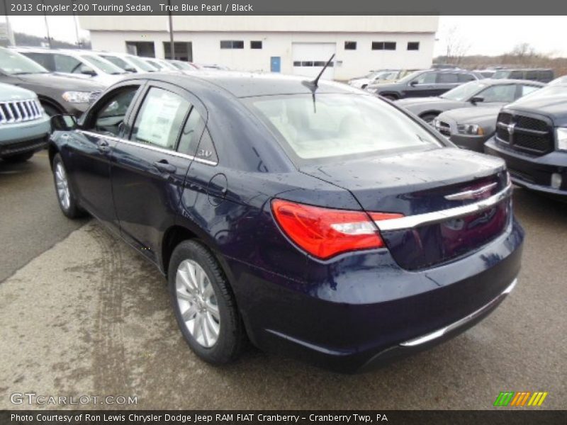 True Blue Pearl / Black 2013 Chrysler 200 Touring Sedan