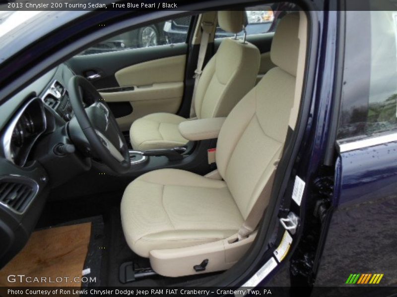 True Blue Pearl / Black 2013 Chrysler 200 Touring Sedan