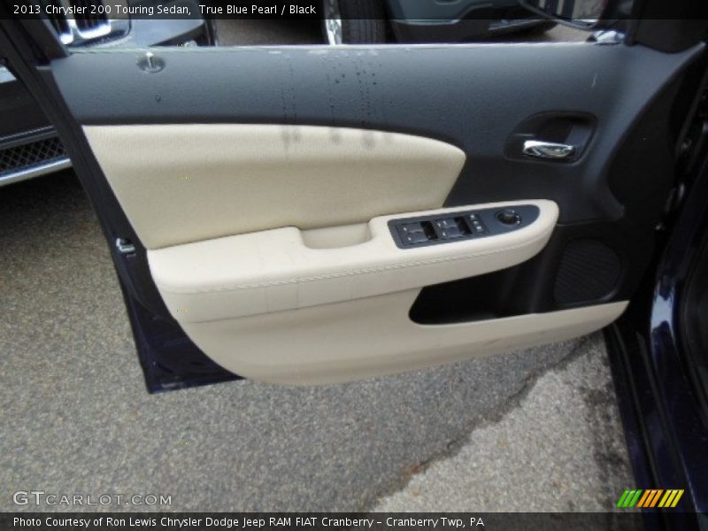 True Blue Pearl / Black 2013 Chrysler 200 Touring Sedan