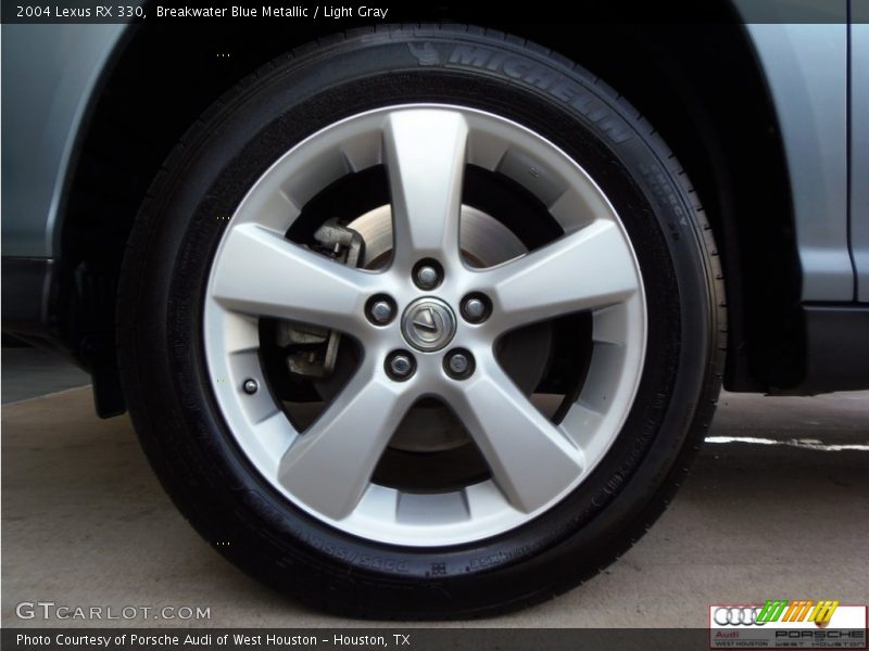 Breakwater Blue Metallic / Light Gray 2004 Lexus RX 330