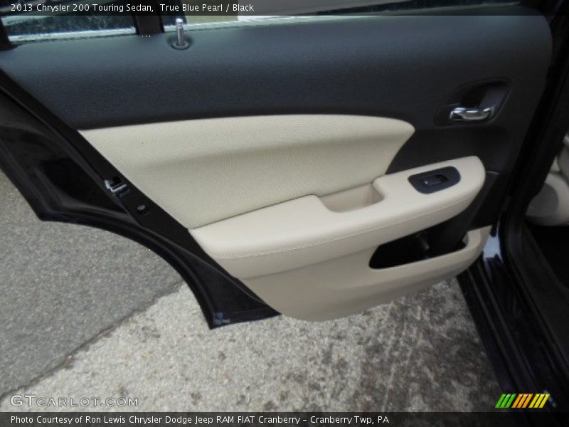 True Blue Pearl / Black 2013 Chrysler 200 Touring Sedan