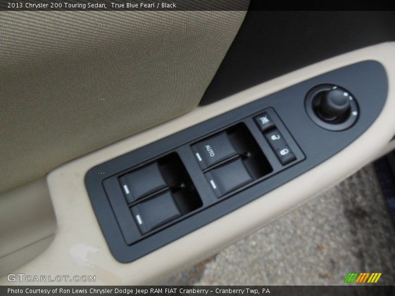 True Blue Pearl / Black 2013 Chrysler 200 Touring Sedan