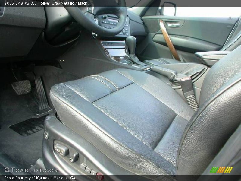 Silver Gray Metallic / Black 2005 BMW X3 3.0i
