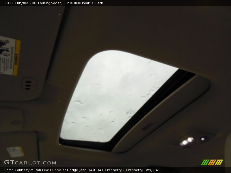 True Blue Pearl / Black 2013 Chrysler 200 Touring Sedan