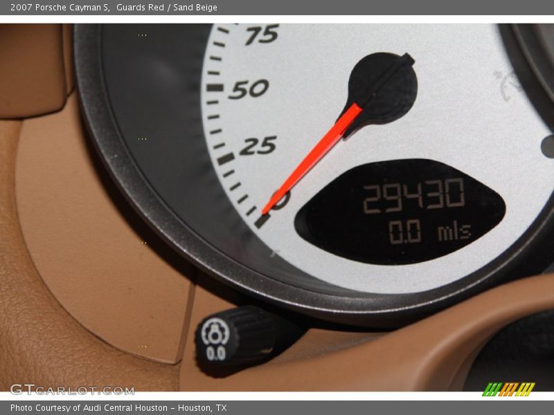 Guards Red / Sand Beige 2007 Porsche Cayman S