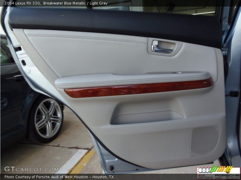 Breakwater Blue Metallic / Light Gray 2004 Lexus RX 330