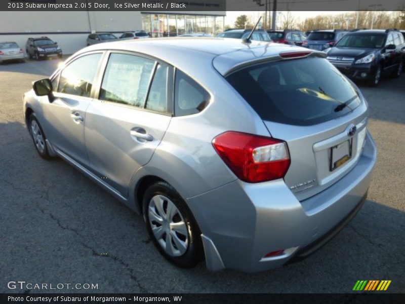 Ice Silver Metallic / Black 2013 Subaru Impreza 2.0i 5 Door