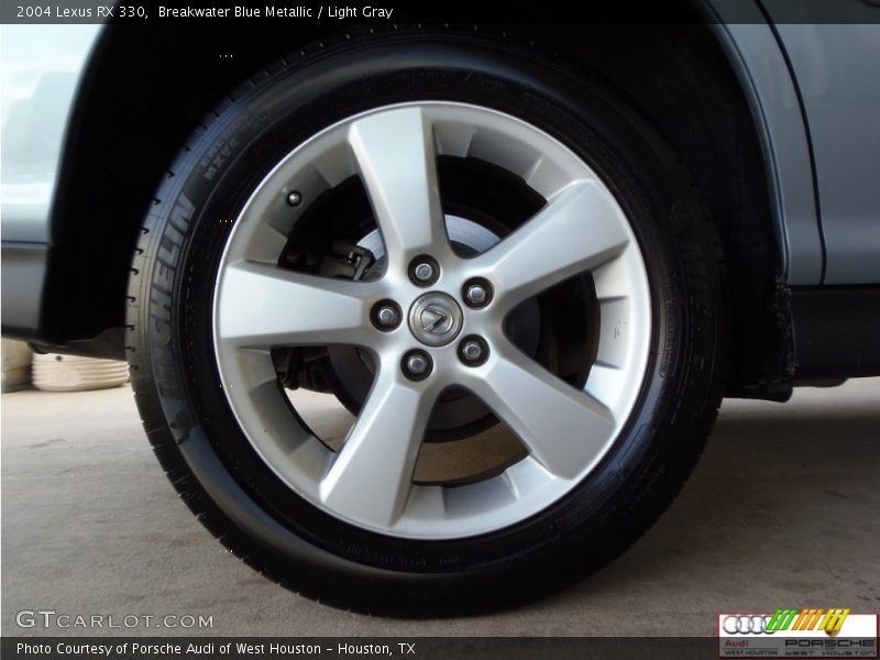 Breakwater Blue Metallic / Light Gray 2004 Lexus RX 330