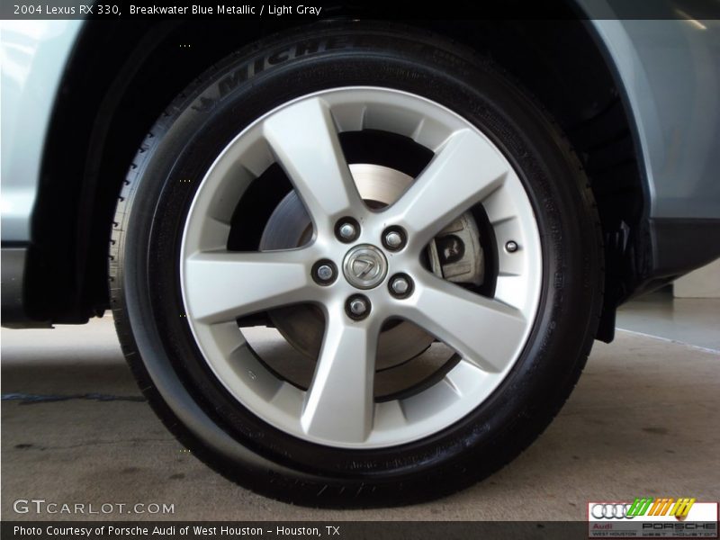 Breakwater Blue Metallic / Light Gray 2004 Lexus RX 330