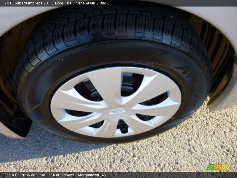 Ice Silver Metallic / Black 2013 Subaru Impreza 2.0i 5 Door