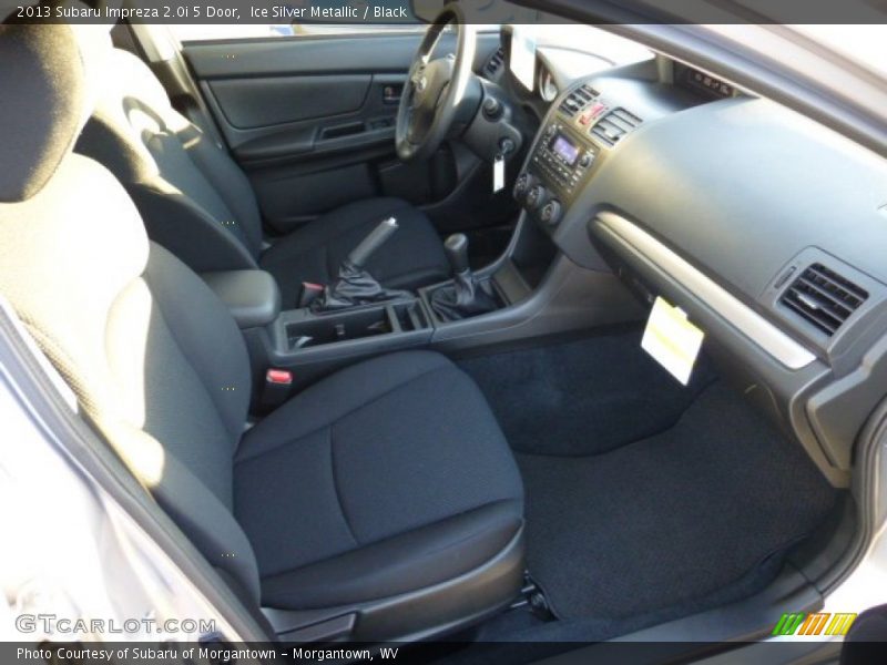 Ice Silver Metallic / Black 2013 Subaru Impreza 2.0i 5 Door