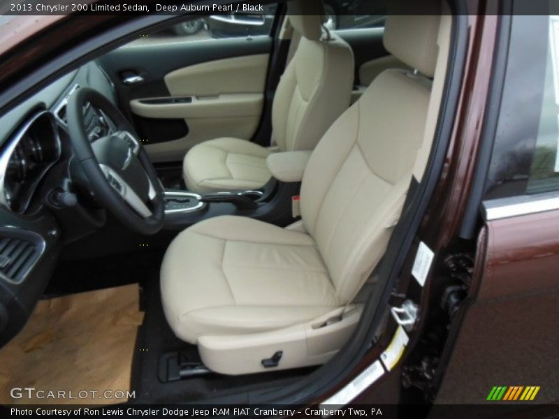 Deep Auburn Pearl / Black 2013 Chrysler 200 Limited Sedan