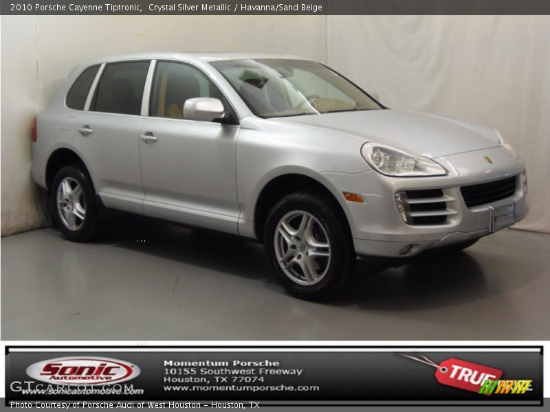 Crystal Silver Metallic / Havanna/Sand Beige 2010 Porsche Cayenne Tiptronic