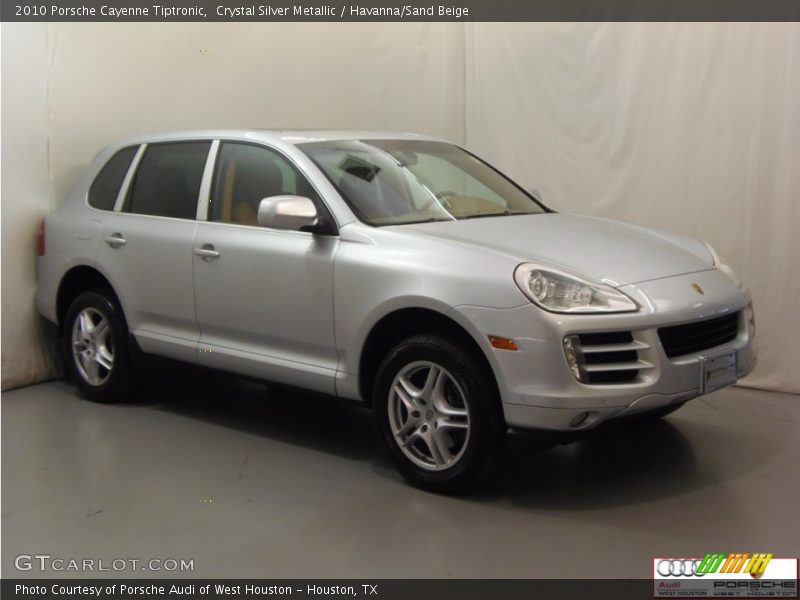 Crystal Silver Metallic / Havanna/Sand Beige 2010 Porsche Cayenne Tiptronic