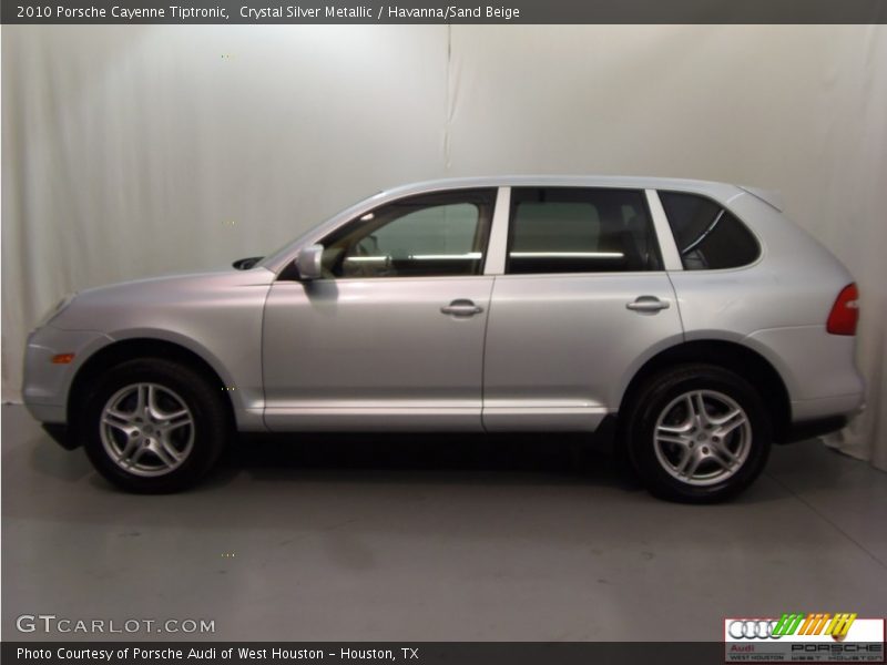 Crystal Silver Metallic / Havanna/Sand Beige 2010 Porsche Cayenne Tiptronic