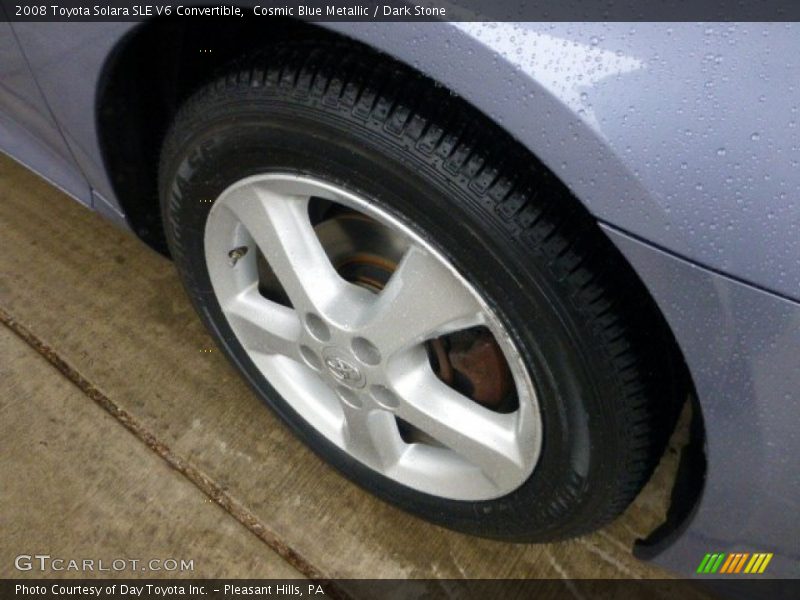 Cosmic Blue Metallic / Dark Stone 2008 Toyota Solara SLE V6 Convertible