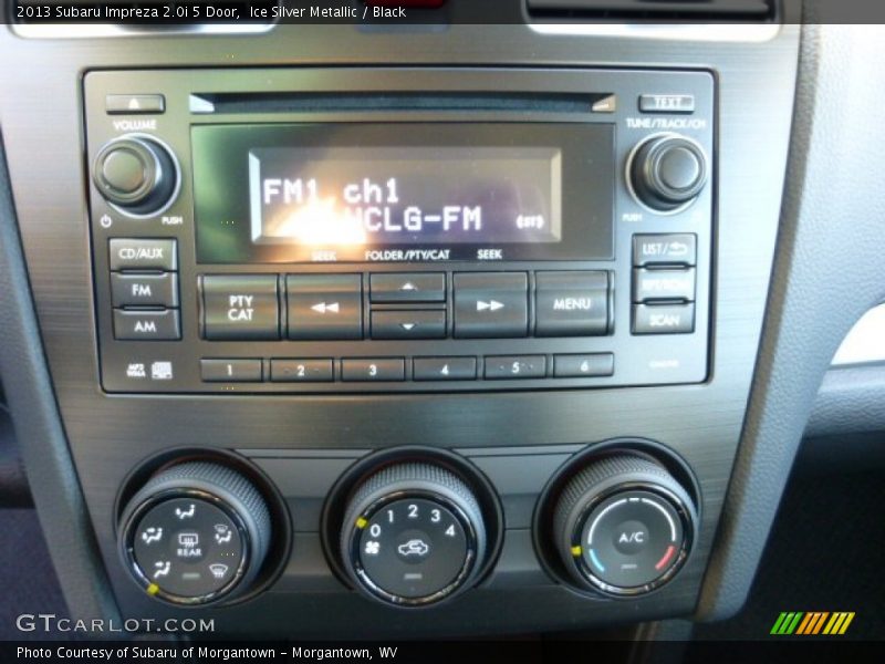 Controls of 2013 Impreza 2.0i 5 Door
