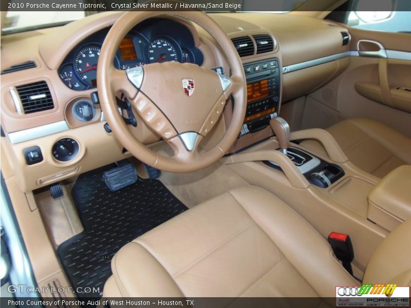 Crystal Silver Metallic / Havanna/Sand Beige 2010 Porsche Cayenne Tiptronic