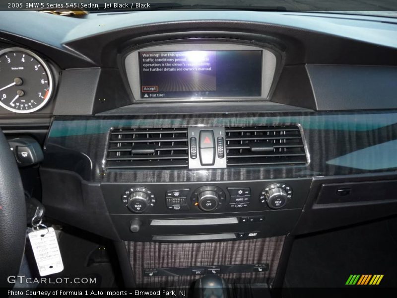 Jet Black / Black 2005 BMW 5 Series 545i Sedan