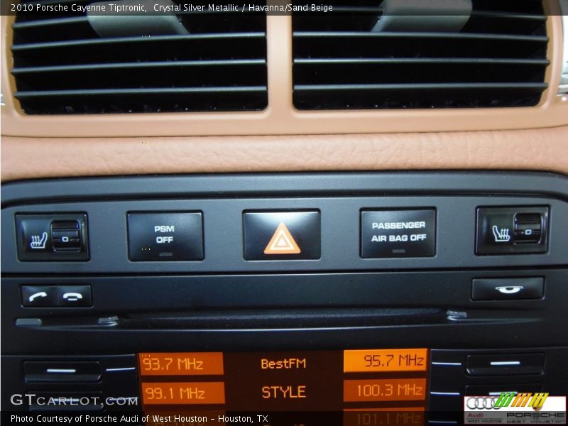 Crystal Silver Metallic / Havanna/Sand Beige 2010 Porsche Cayenne Tiptronic