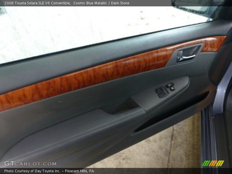 Cosmic Blue Metallic / Dark Stone 2008 Toyota Solara SLE V6 Convertible