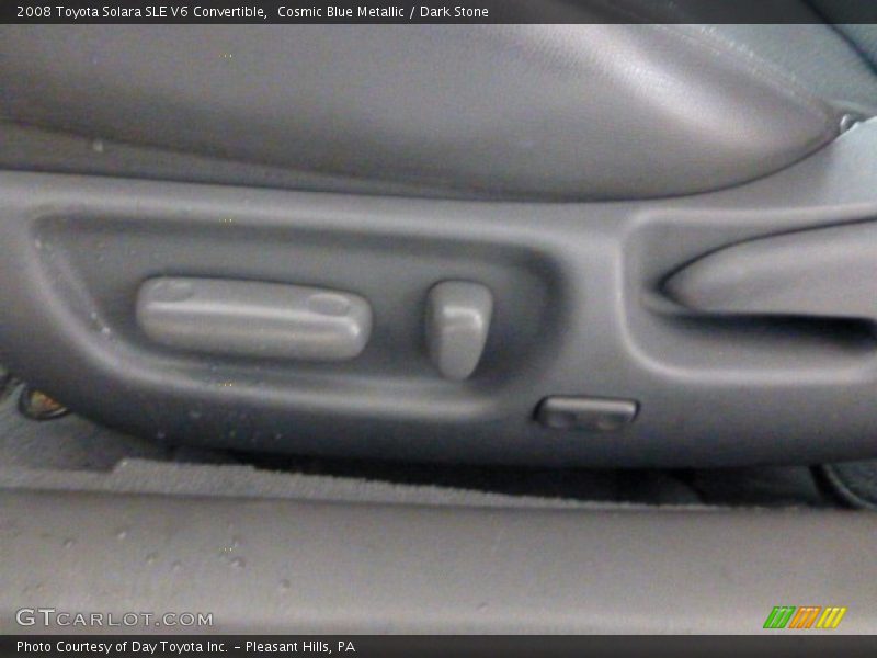 Cosmic Blue Metallic / Dark Stone 2008 Toyota Solara SLE V6 Convertible
