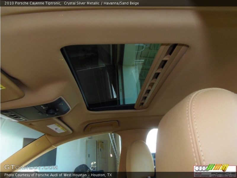 Crystal Silver Metallic / Havanna/Sand Beige 2010 Porsche Cayenne Tiptronic