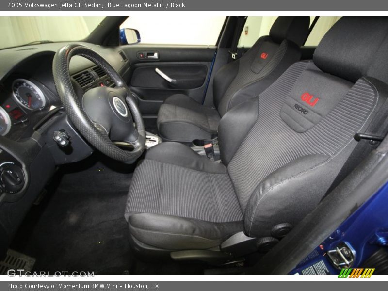 Blue Lagoon Metallic / Black 2005 Volkswagen Jetta GLI Sedan