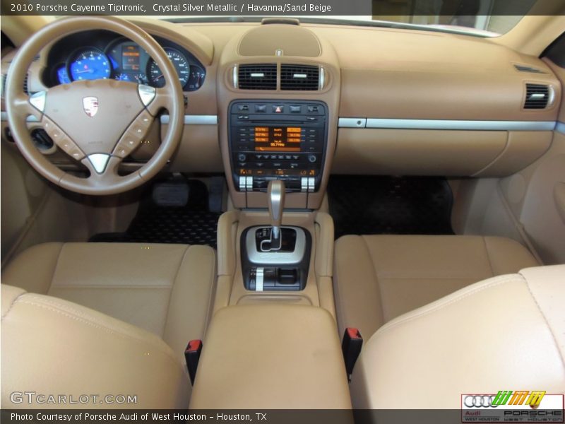 Crystal Silver Metallic / Havanna/Sand Beige 2010 Porsche Cayenne Tiptronic
