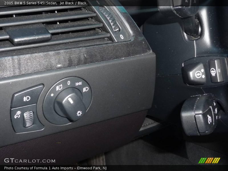 Jet Black / Black 2005 BMW 5 Series 545i Sedan