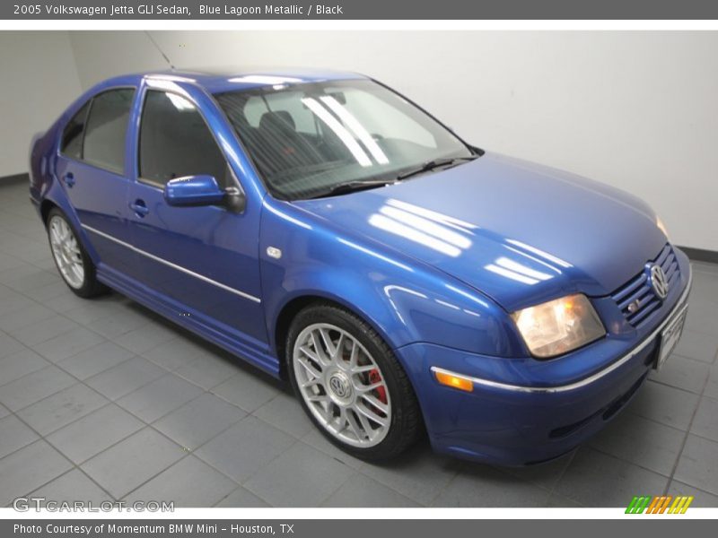 Blue Lagoon Metallic / Black 2005 Volkswagen Jetta GLI Sedan