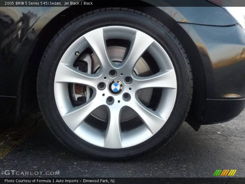 Jet Black / Black 2005 BMW 5 Series 545i Sedan