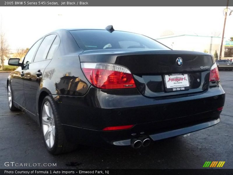 Jet Black / Black 2005 BMW 5 Series 545i Sedan
