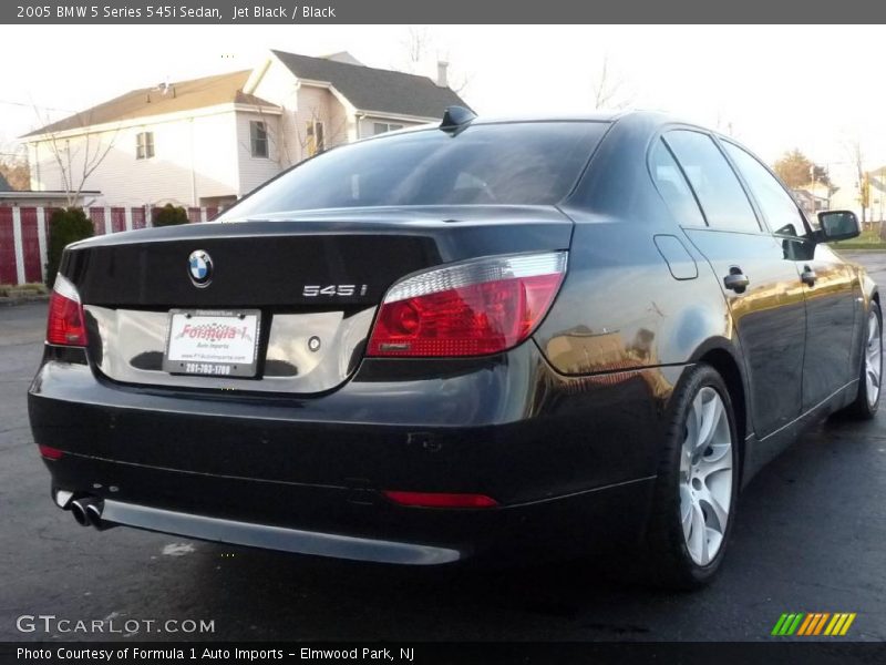 Jet Black / Black 2005 BMW 5 Series 545i Sedan