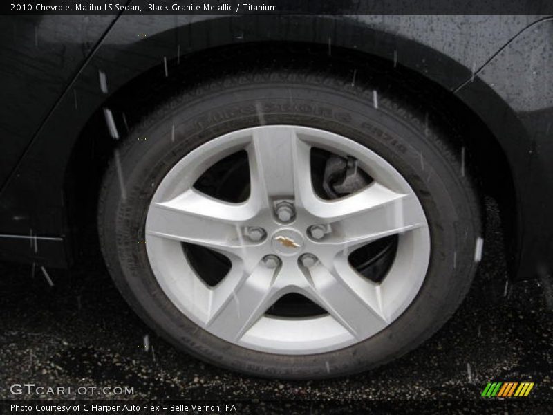 Black Granite Metallic / Titanium 2010 Chevrolet Malibu LS Sedan