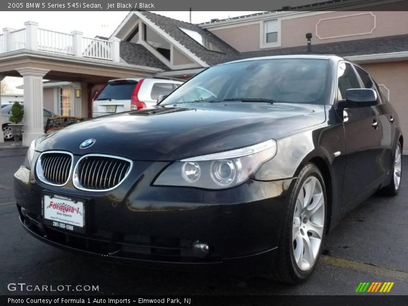 Jet Black / Black 2005 BMW 5 Series 545i Sedan