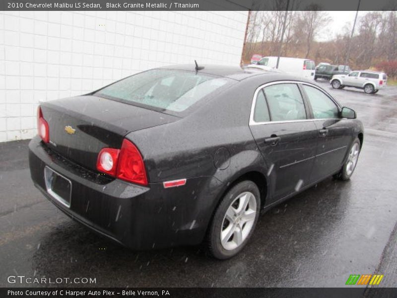 Black Granite Metallic / Titanium 2010 Chevrolet Malibu LS Sedan