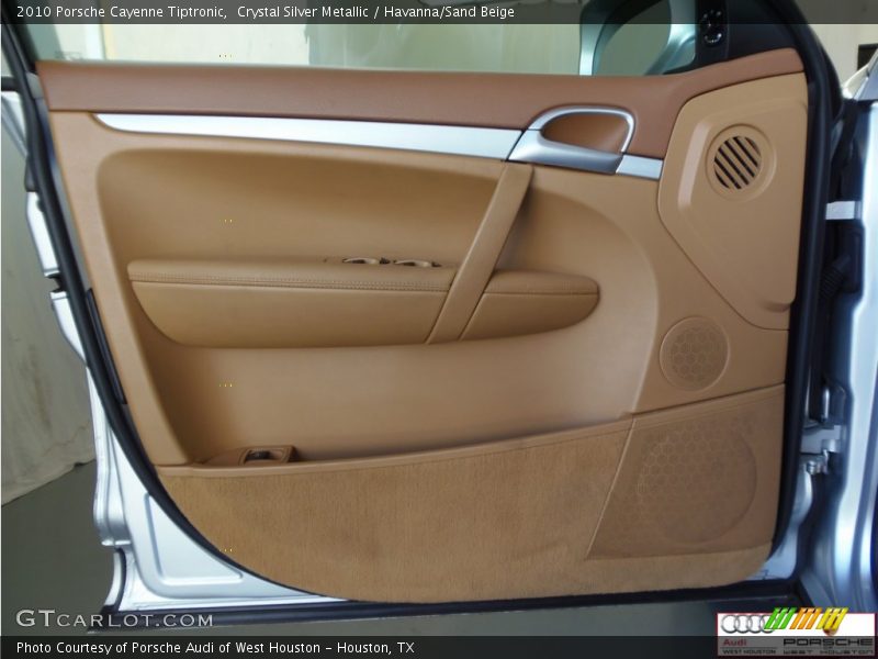 Crystal Silver Metallic / Havanna/Sand Beige 2010 Porsche Cayenne Tiptronic