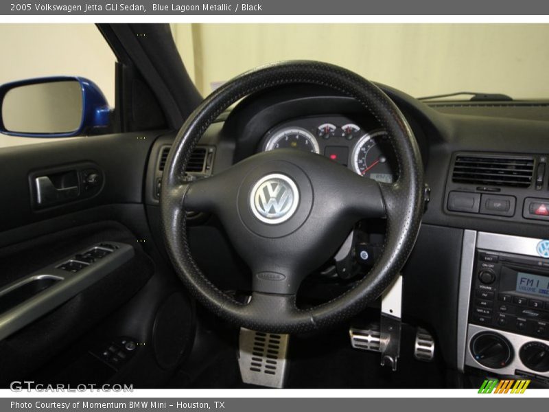 Blue Lagoon Metallic / Black 2005 Volkswagen Jetta GLI Sedan